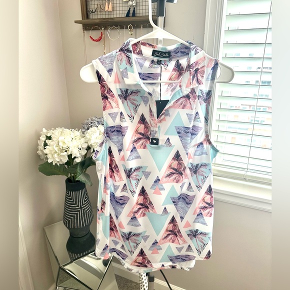 COPY - Bad Birdie CALI women’s polo. Currently selling on badbirdiegolf.com for… - Picture 1 of 6